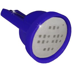 Лампочки светодиодные T10 BA9S HP1 V2 синие c цоколем 1,0W 1 LED COB 6-CHIP 12В