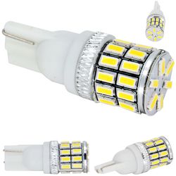 Лампочки светодиодные T10 wedge-C2 белые б/ц 30 LED 3014 6300К 660 lm 0,22A BI +/- 12-30В (1шт.) V3