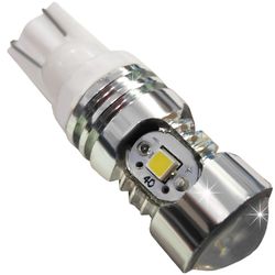 Лампочки светодиодные T10 wedge-C HP1 белые без цоколя 10W HP 10 LED x 1,0W 2323 12В Эконом V310