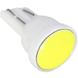 Лампочки светодиодные T10 wedge-C HP1 желтые без цоколя 1,0WTX COB HP 1 LED x 1,0W SM С кер 12В 1ш