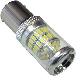 Лампочки светодиодные T25 BA15S 1156 48 LED 3014 белые с/ц 1к CANBUS 14W 1450 lm 0,7A 12В BI +/- V3