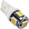 Лампочки светодиодные T10 wedge-C3 V4 белые без цоколя 5 LED SMD 5050, 14lm S-27 6300К 12В (1шт.)